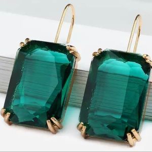 New Emerald Color Statement Earring’s Royalty Jewels
